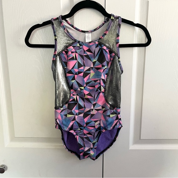 Ivivva Multicolor Geometric Leotard - Picture 1 of 3